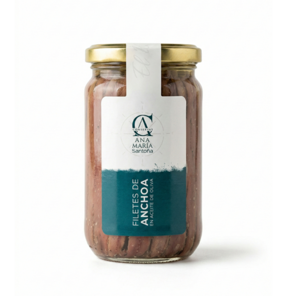 Anchoas del Cantábrico en aceite de oliva 300g caja de 6