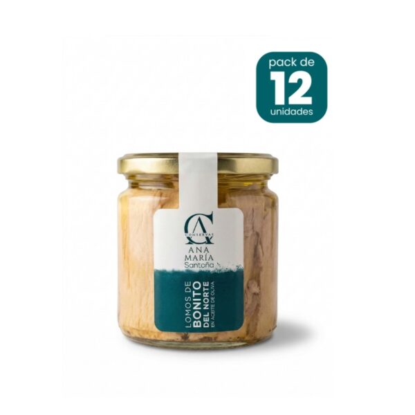 Lomo de bonito del norte en aceite de oliva 320g caja de 12