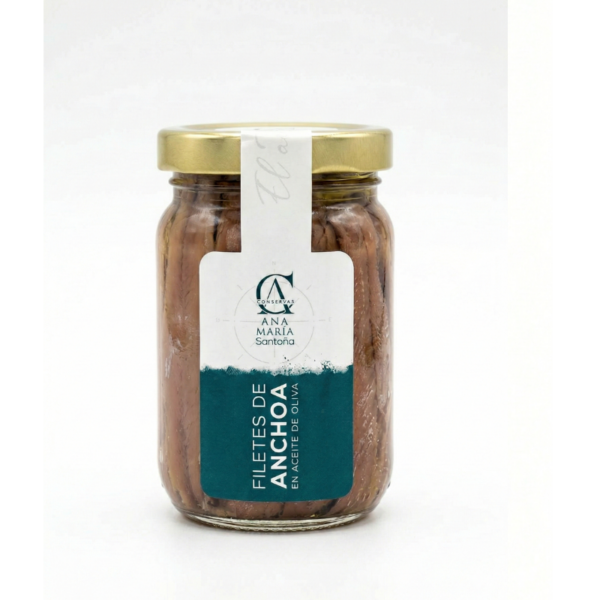 Anchoas del Cantábrico en aceite de oliva 200g caja de 10